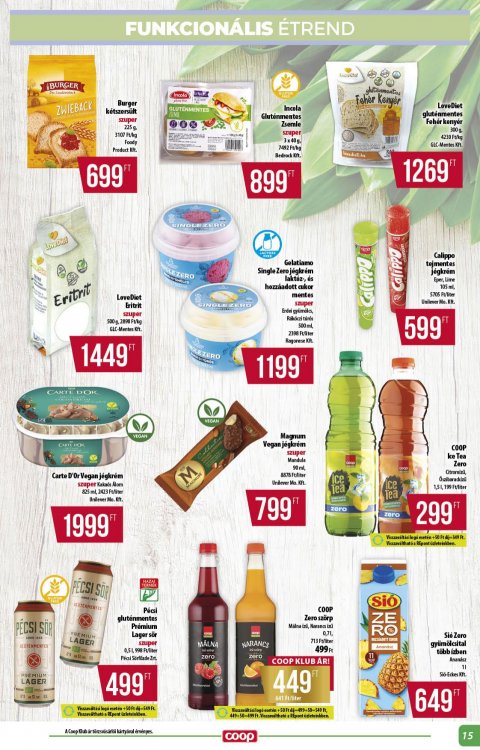 COOP Alföld akciós újság