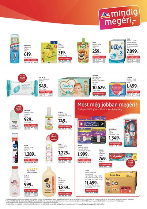 DM DROGERIE MARKT akciós újság