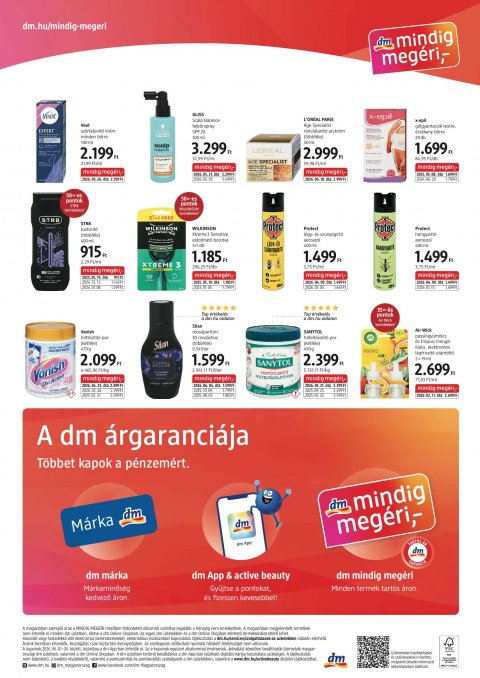 DM DROGERIE MARKT akciós újság