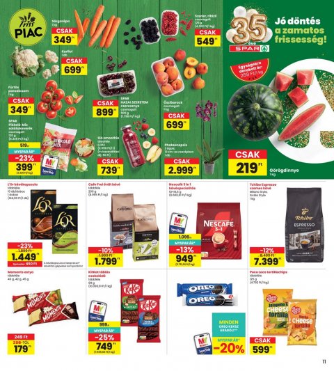 INTERSPAR akciós újság