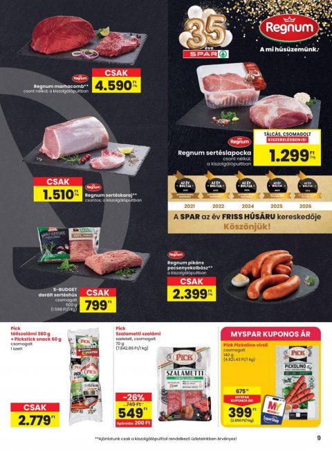 SPAR akciós újság