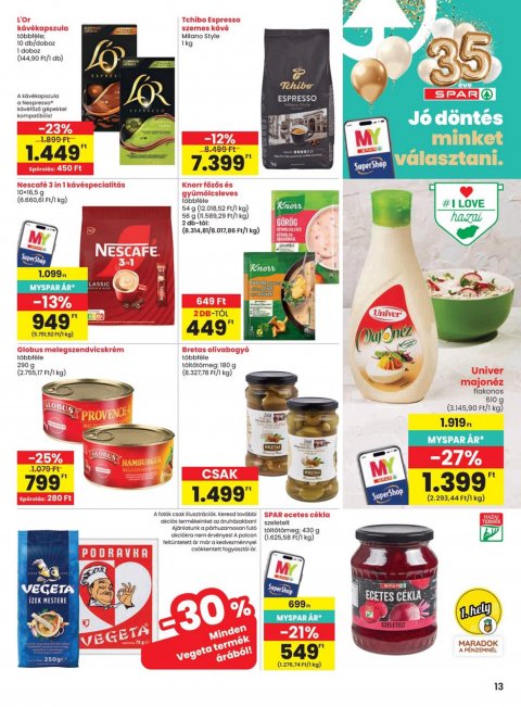 SPAR akciós újság