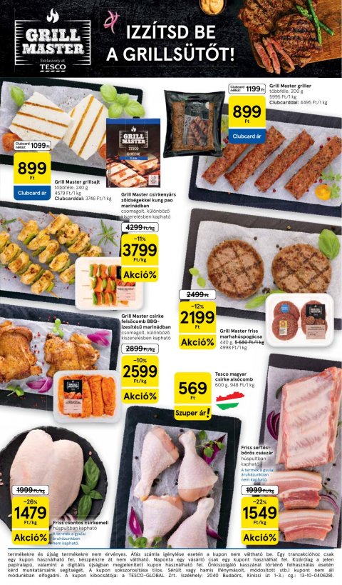TESCO Hipermarket akciós újság