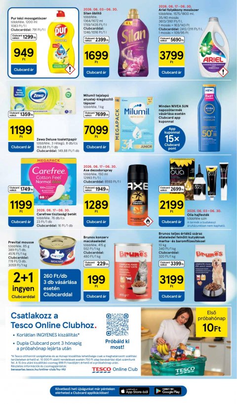 TESCO Hipermarket akciós újság
