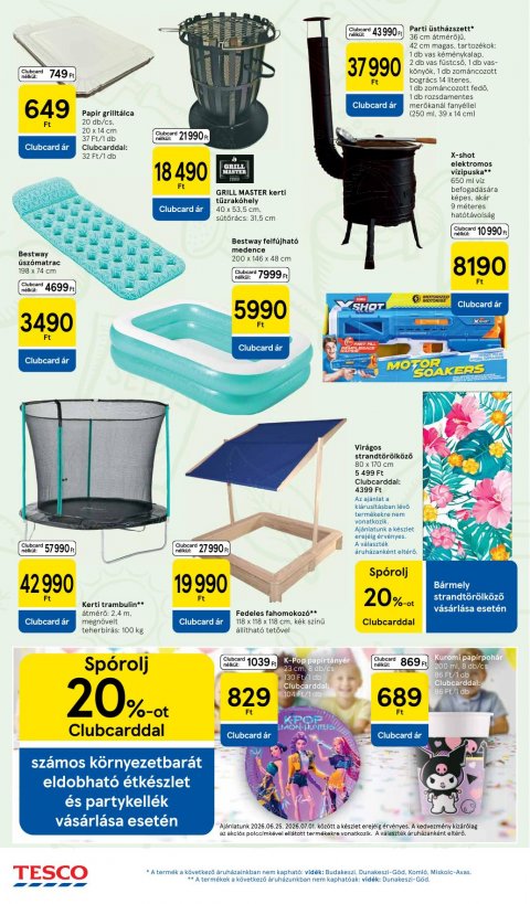 TESCO Hipermarket akciós újság