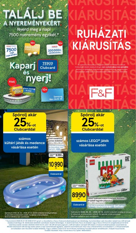 TESCO Hipermarket akciós újság