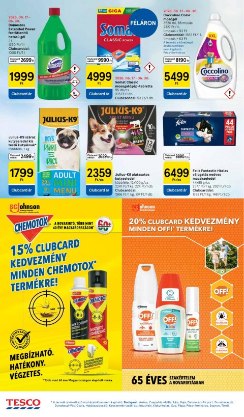 TESCO Hipermarket akciós újság