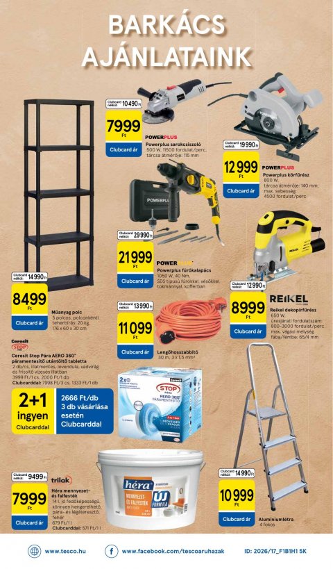 TESCO Hipermarket akciós újság