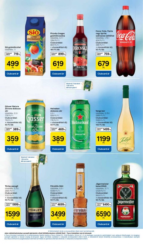 TESCO Szupermarket akciós újság