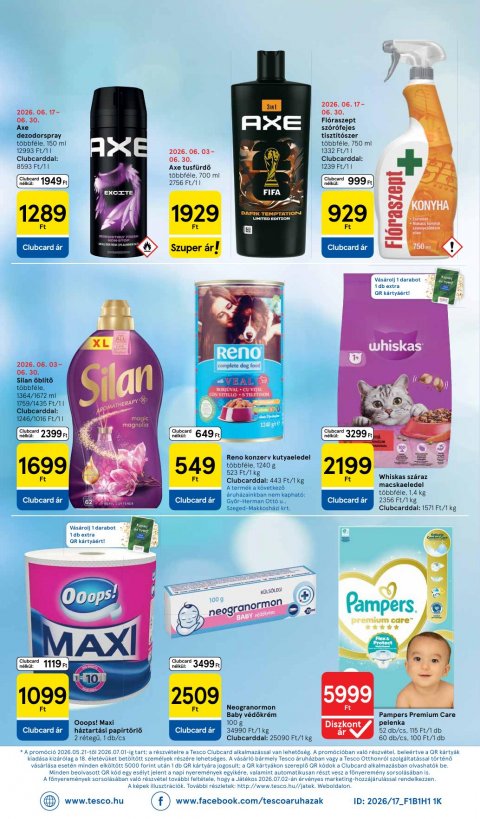 TESCO Szupermarket akciós újság