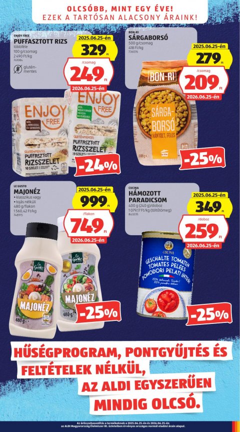 ALDI akciós újság