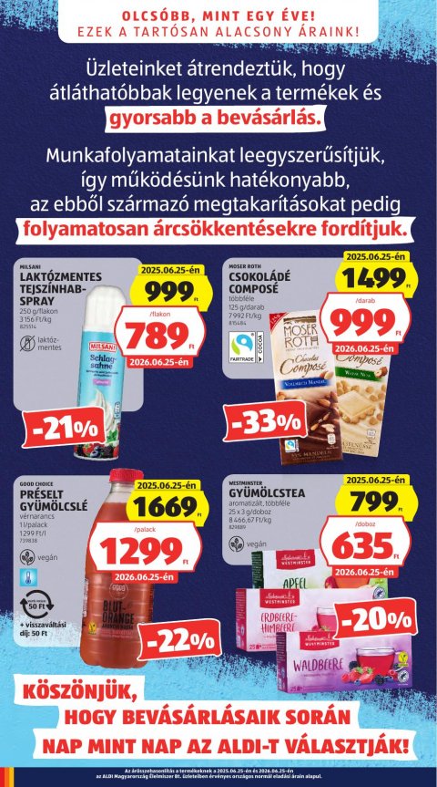 ALDI akciós újság