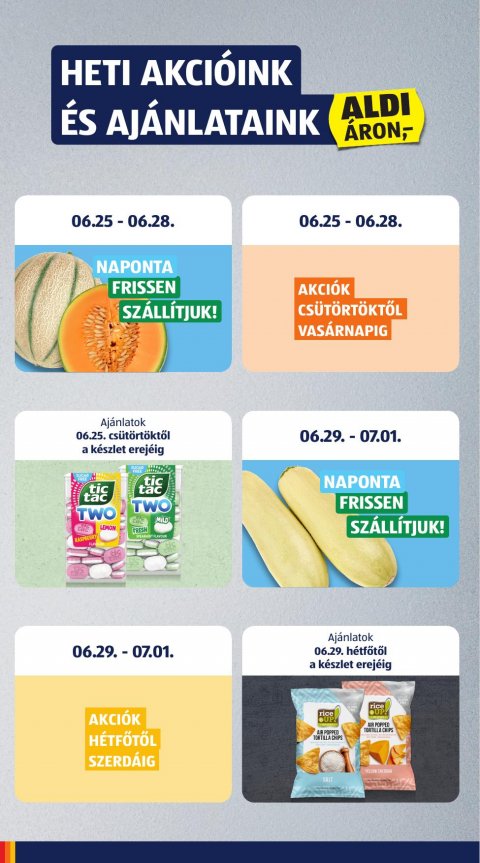 ALDI akciós újság