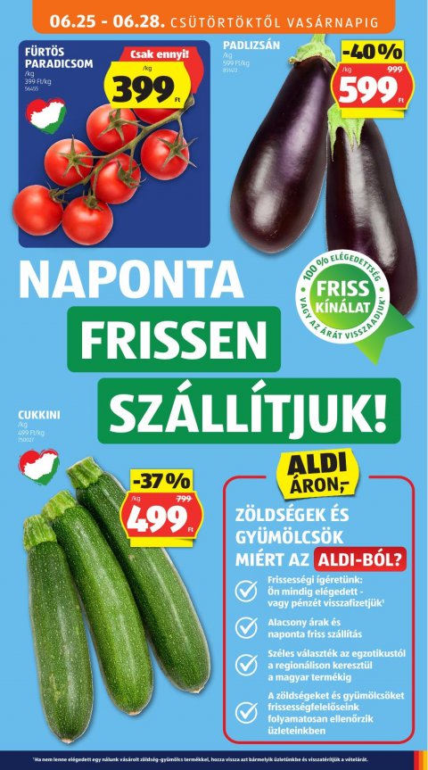 ALDI akciós újság