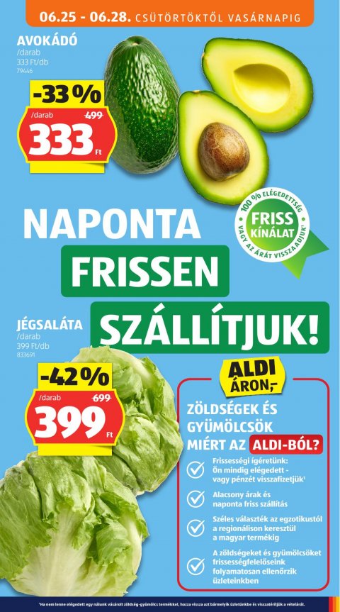 ALDI akciós újság