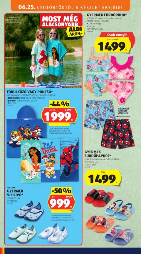 ALDI akciós újság