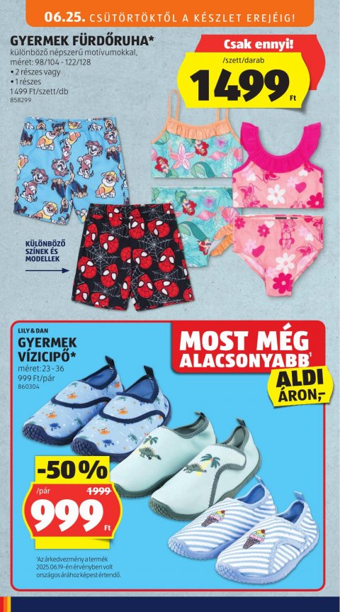 ALDI akciós újság