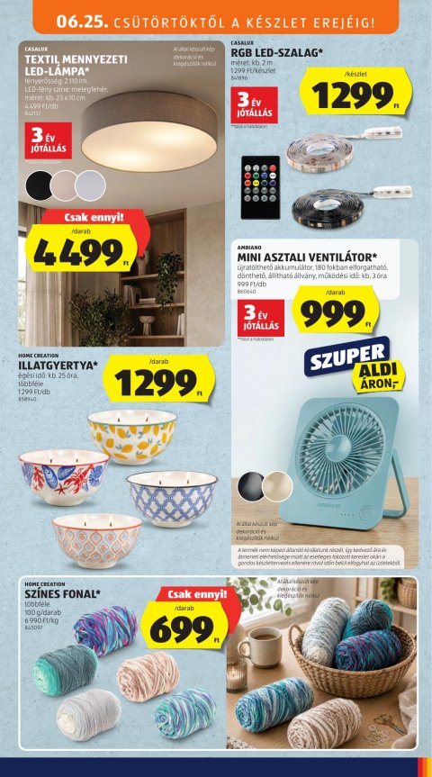 ALDI akciós újság