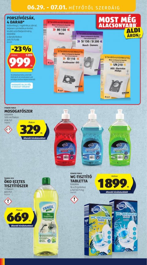 ALDI akciós újság