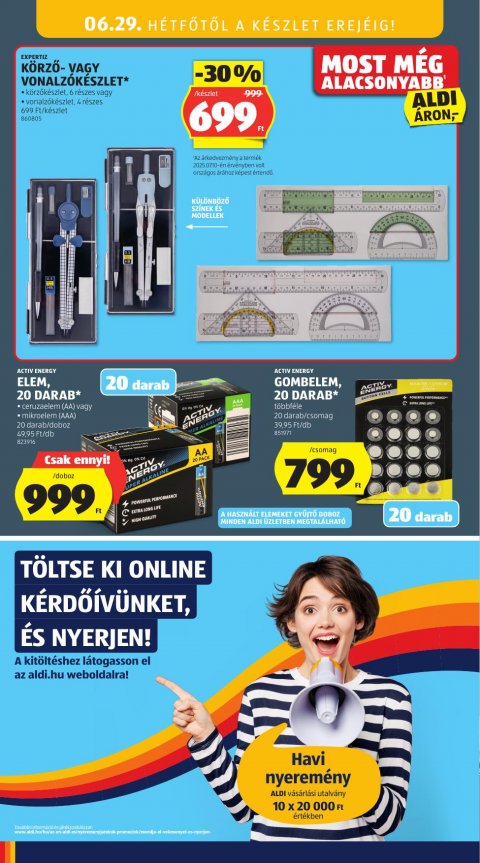 ALDI akciós újság