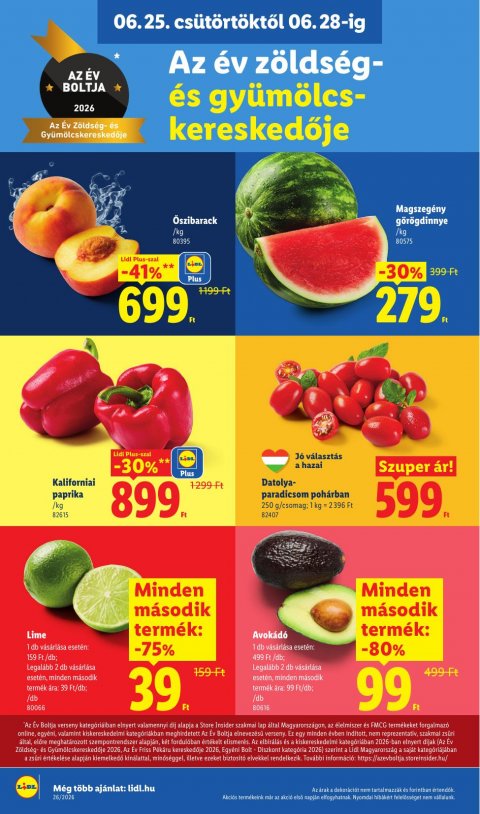 LIDL akciós újság
