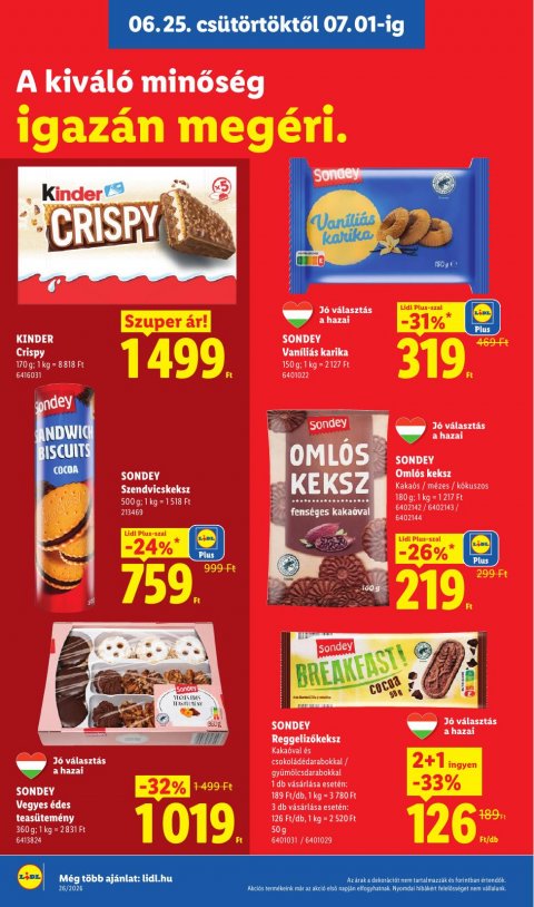 LIDL akciós újság