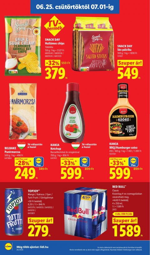 LIDL akciós újság