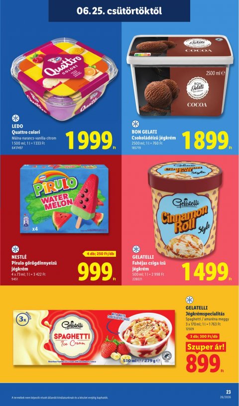LIDL akciós újság