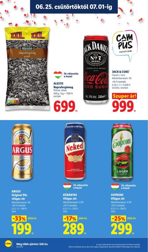 LIDL akciós újság
