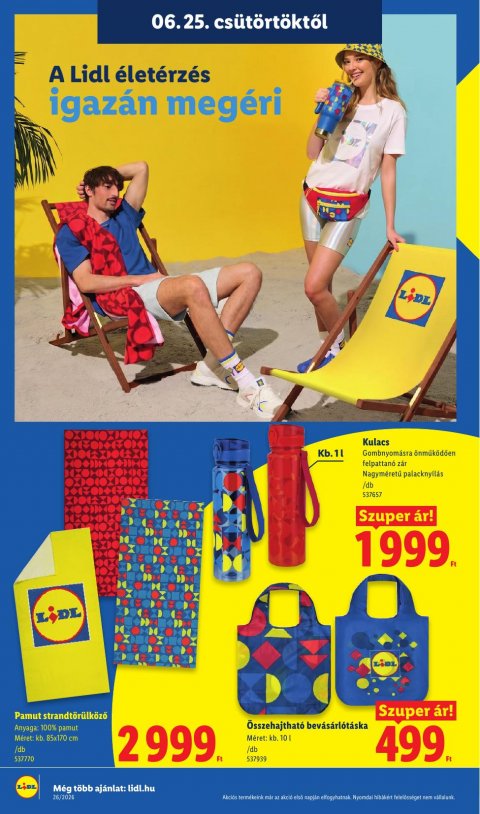 LIDL akciós újság