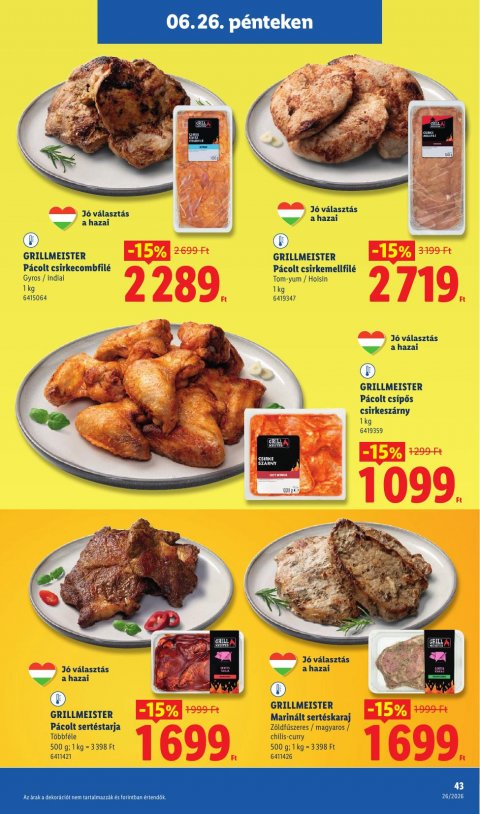 LIDL akciós újság