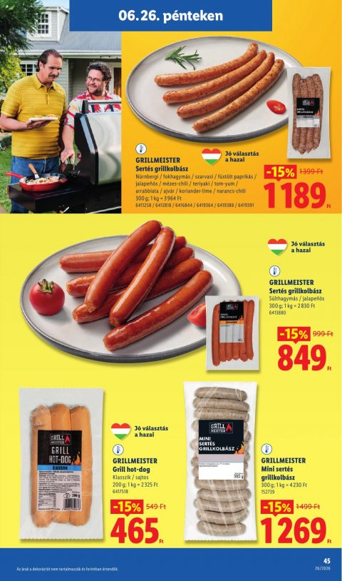 LIDL akciós újság