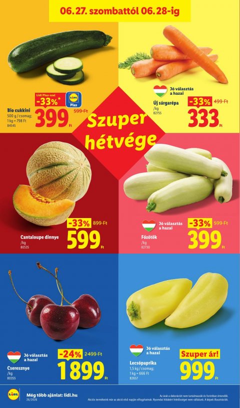 LIDL akciós újság
