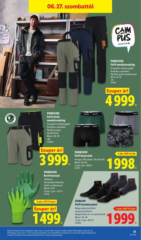 LIDL akciós újság