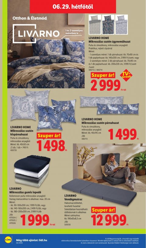 LIDL akciós újság