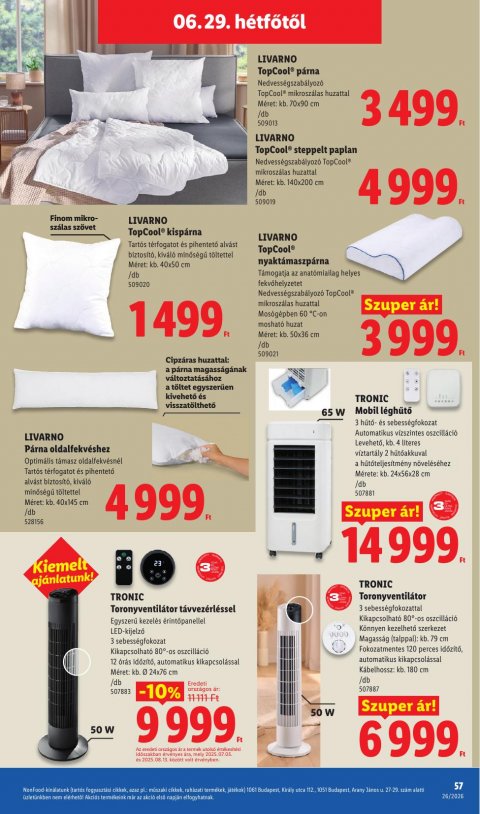 LIDL akciós újság