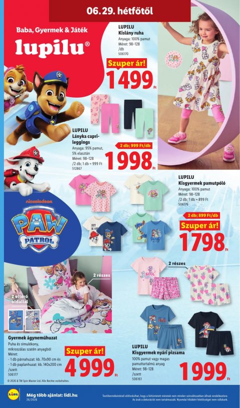 LIDL akciós újság