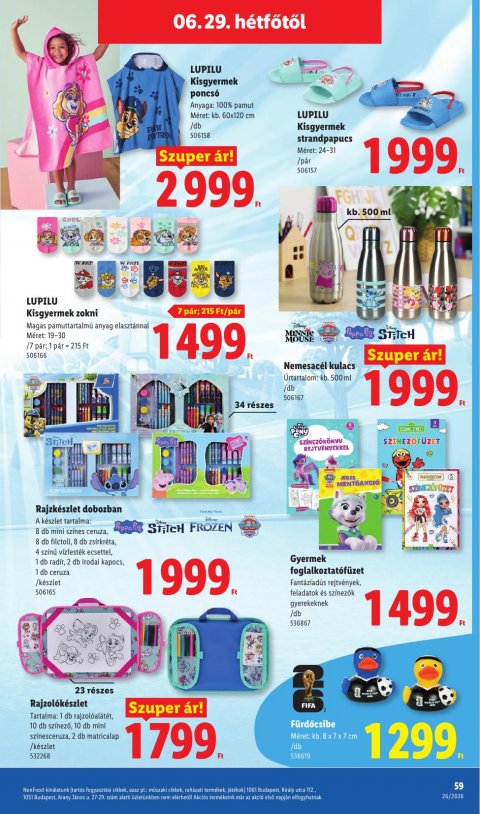 LIDL akciós újság