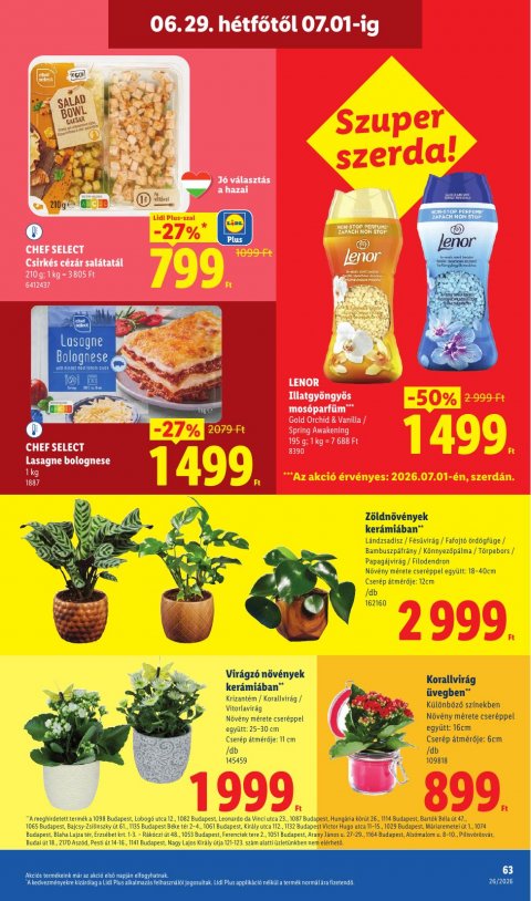 LIDL akciós újság