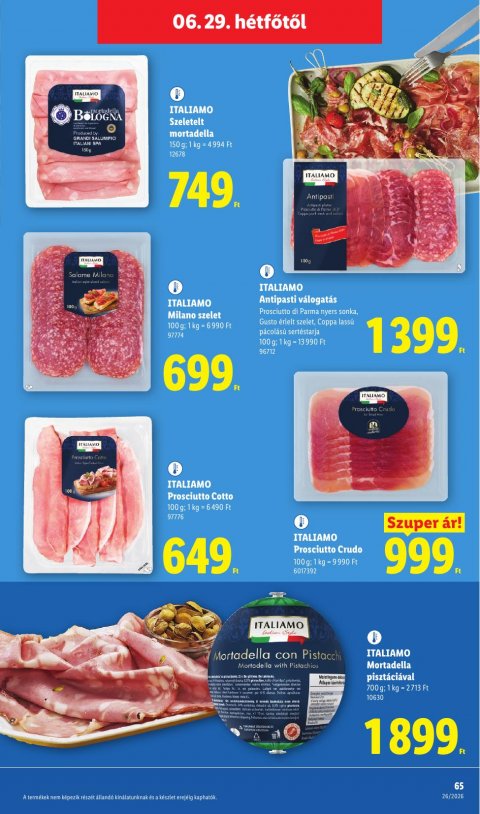 LIDL akciós újság