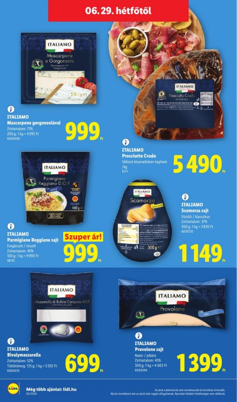 LIDL akciós újság