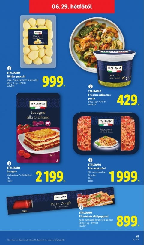LIDL akciós újság