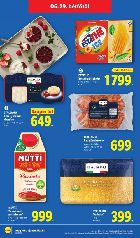LIDL akciós újság