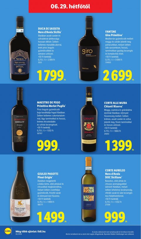 LIDL akciós újság