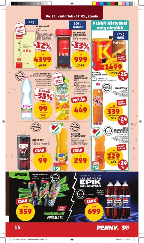 PENNY akciós újság