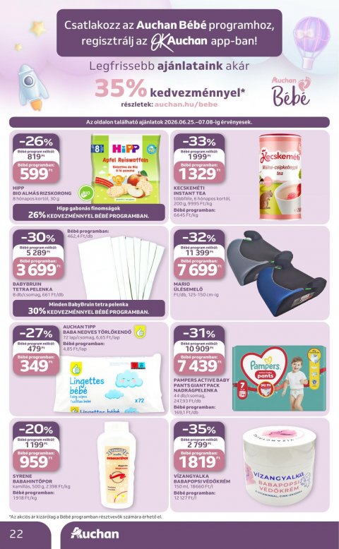 AUCHAN Heti Hipermarket akciós újság