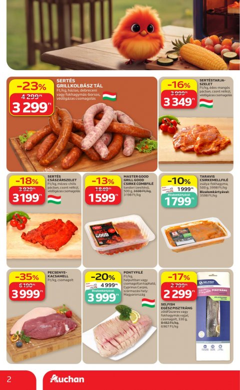 AUCHAN Hipermarket Grill akciós újság