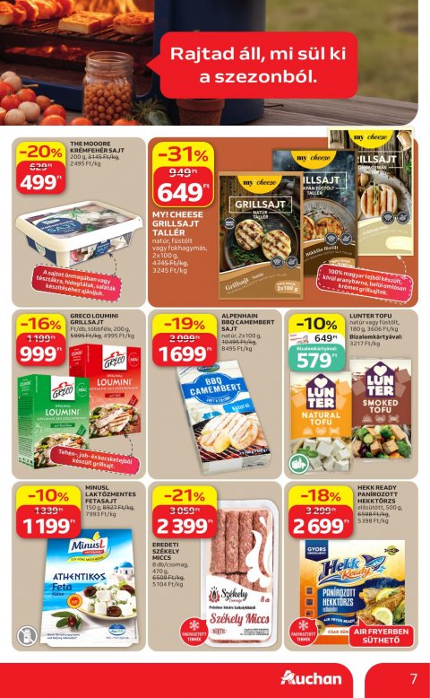 AUCHAN Hipermarket Grill akciós újság