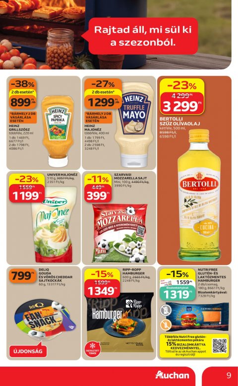 AUCHAN Hipermarket Grill akciós újság