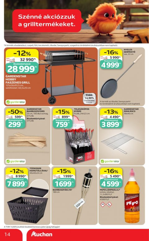 AUCHAN Hipermarket Grill akciós újság